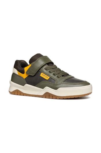 Dětské sneakers boty Geox PERTH zelená barva, J367RE.0MEFU