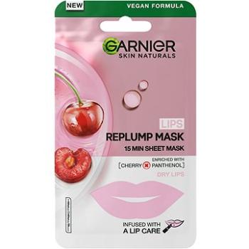 GARNIER Lips Replumping Tissue Mask with cherry and panthenol 5 g (3600542413619)