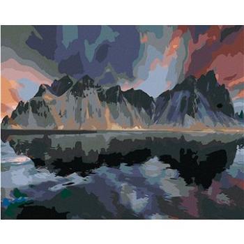 Diamondi - Diamantové malování - HORA VESTRAHORN NA ISLANDU, 40x50 cm, bez rámu a bez vypnutí plátna (605802A)