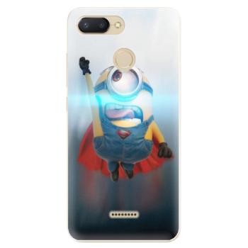 Odolné silikonové pouzdro iSaprio - Mimons Superman 02 - Xiaomi Redmi 6