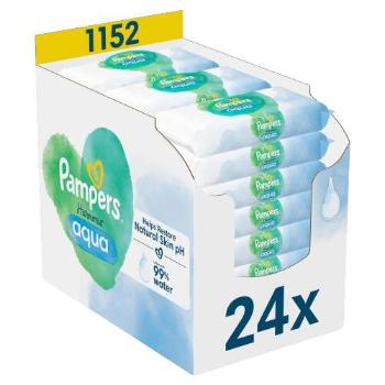 Pampers Harmonie Aqua nedves Törlőkendő 24x48db