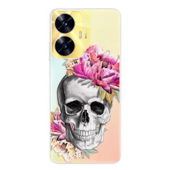 Odolné silikonové pouzdro iSaprio - Pretty Skull - Realme C55