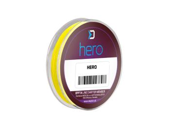 Delphin Šňůra Hero 8 fluo žlutá - 0,50mm 26,40kg 10m