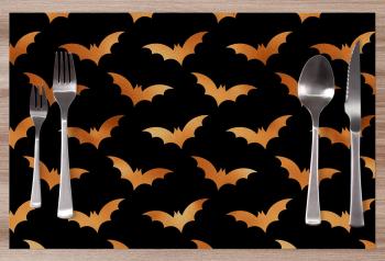 Prostírání Halloween bats