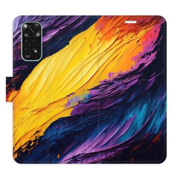 Flipové pouzdro iSaprio - Fire Paint - Xiaomi Redmi Note 11 / Note 11S