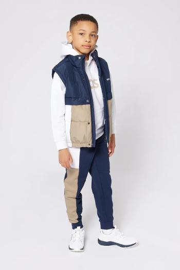Detská vesta BOSS tmavomodrá farba, J52059
