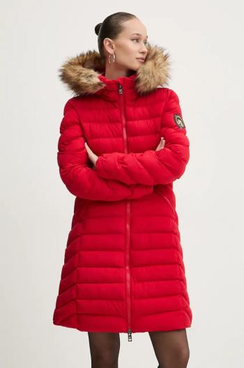 Bunda Superdry dámská, červená barva, zimní, W5011789A-32I