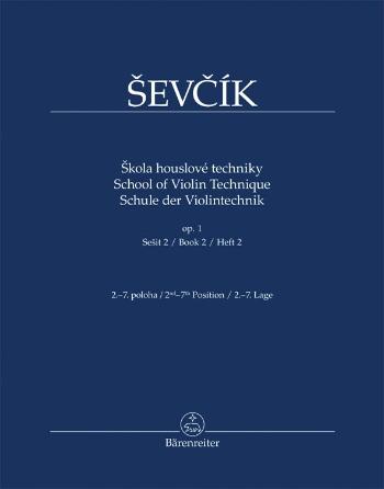 KN Otakar Ševčík - Škola houslové techniky op. 1 sešit 2, 2.-7. poloha