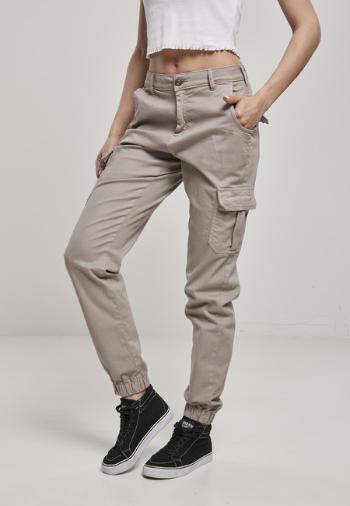 Urban Classics Ladies High Waist Cargo Pants duskrose - 28