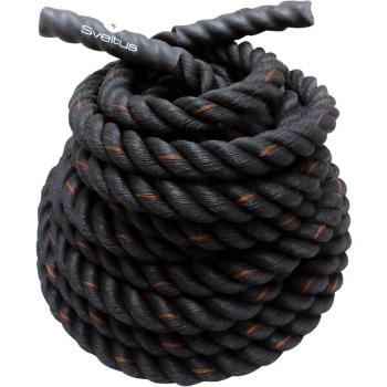 SVELTUS BATTLE ROPE L10 M Ø38 MM Posilovací lano, černá, velikost