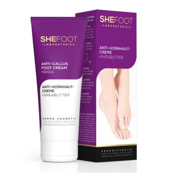 SheCosmetics SheFoot Krém proti mozolům s bambuckým máslem 75 ml