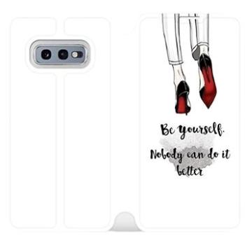 Flipové pouzdro na mobil Samsung Galaxy S10e - M046P Be yourself (5903226813773)