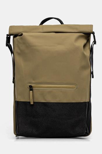 Batoh Rains Trail Rolltop Backpack W3 zelená barva, velký, hladký, 14320-44