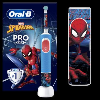 Oral-B Vitality Pro Kids Spiderman elektrický zubní kartáček s cestovním pouzdrem