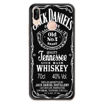 Odolné silikonové pouzdro iSaprio - Jack Daniels - Huawei P20 Lite