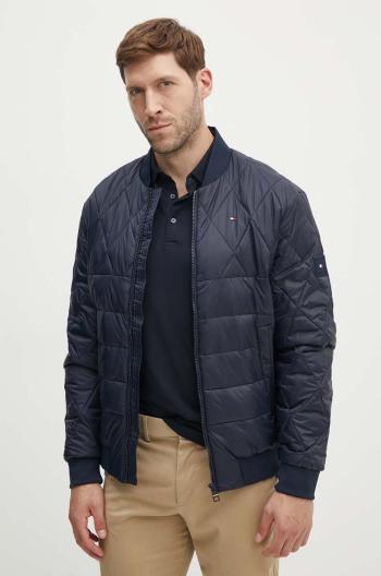 Bomber bunda Tommy Hilfiger tmavomodrá barva, přechodná, MW0MW36325