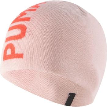 Puma ESSENTIALS CLASSIC BEANIE Dětská pletená čepice, růžová, velikost