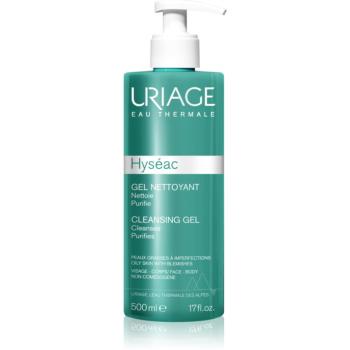 Uriage Hyséac Cleansing Gel jemný čisticí gel na obličej a tělo 500 ml