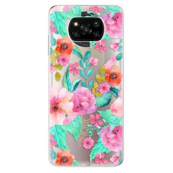 Odolné silikonové pouzdro iSaprio - Flower Pattern 01 - Xiaomi Poco X3 Pro / X3 NFC