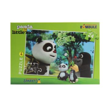 Puzzle Krtek a Panda 24 dílků