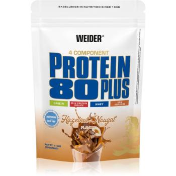 Weider Protein 80 Plus syrovátkový protein s aminokyselinami příchuť Hazelnut - Nougat 500 g