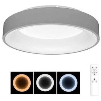 LED Stmívatelné stropní svítidlo NEST LED/40W/230V 3000-6500K šedá + dálkové ovládání (116747)