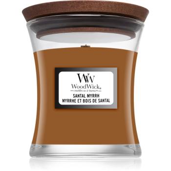 Woodwick Santal Myrrh vonná svíčka 85 g