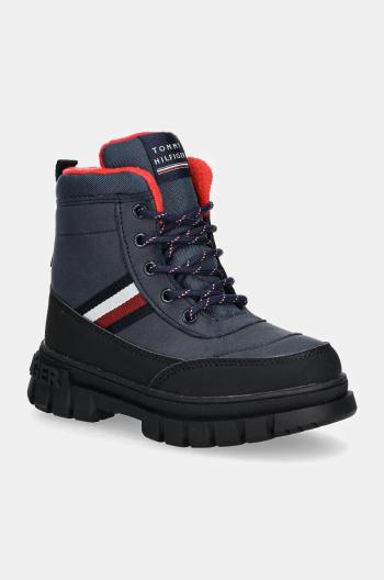 Dětské zimní boty Tommy Hilfiger tmavomodrá barva, T3X5-33713