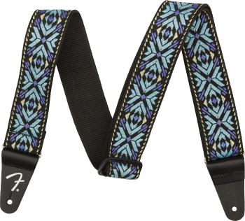 Fender Pasadena Woven Strap, Blue Snowflake, 2"