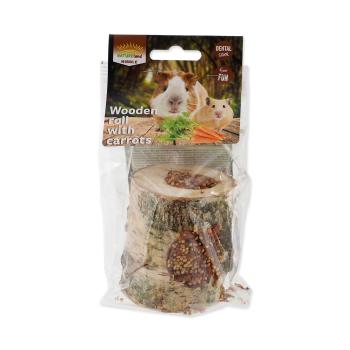 Nature Land Válec Nibble s mrkví dřevěný 150 g