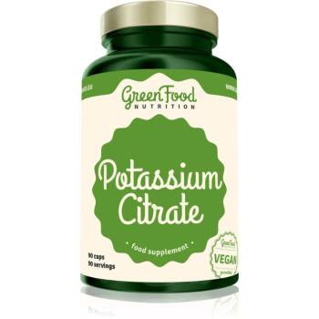 GreenFood Nutrition Potassium Citrate kapsle pro normální činnost nervové soustavy 90 cps