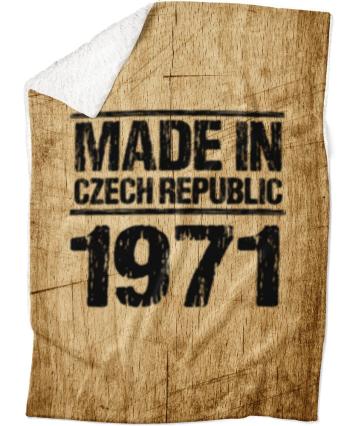 Deka Made In (rok: 1971, Podšití beránkem: ANO)