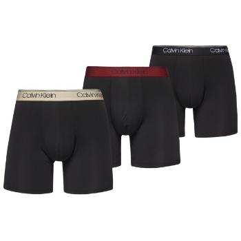 Calvin Klein MICRO STRETCH BOXER BRIEF 3PK Pánské trenky, černá, velikost