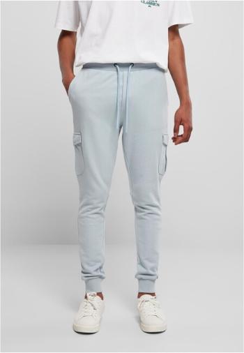 Urban Classics Fitted Cargo Sweatpants summerblue - L