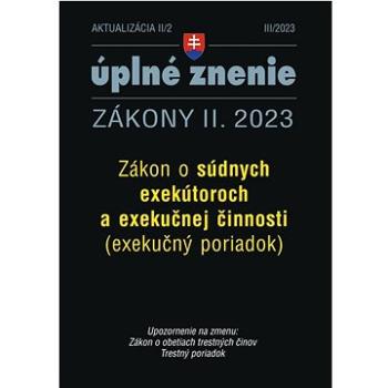 Aktualizácia II/2 2023  – Exekučný poriadok: Trestné právo (9772730035157)