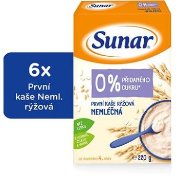 Sunar První kaše rýžová 6× 220 g (8592084416348)