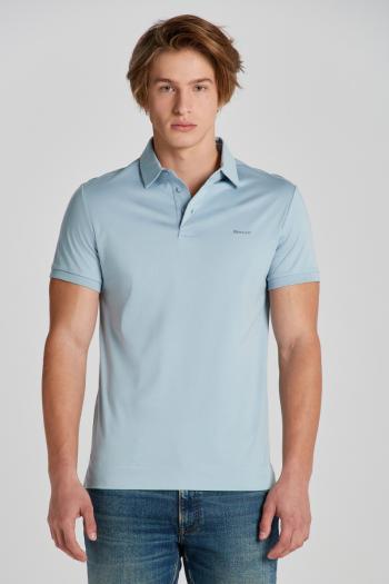 POLOKOŠILE GANT MERCERIZED JERSEY SS RUGGER DOVE BLUE