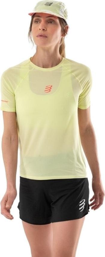 Compressport Trail Racing SS Tshirt Shadow Lime L Běžecké tričko s krátkým rukávem