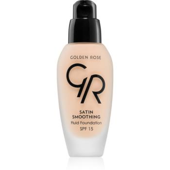 Golden Rose Satin Smoothing dlouhotrvající tekutý make-up SPF 15 odstín 23 34 ml