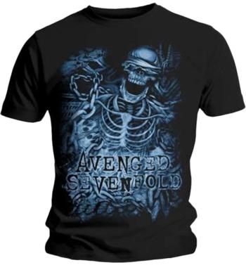 Avenged Sevenfold Tričko Chained Skeleton Unisex Black M