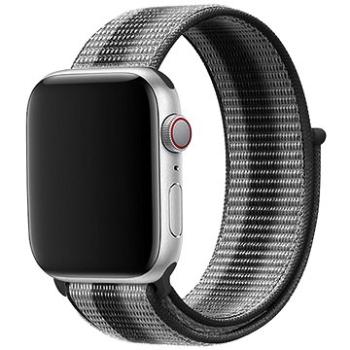 Eternico Airy pro Apple Watch 42mm / 44mm / 45mm / Ultra 49mm Elephant Gray with Black stripe (AET-AWAY-ElGrB-42)