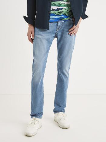 Celio Town Jeans Modrá