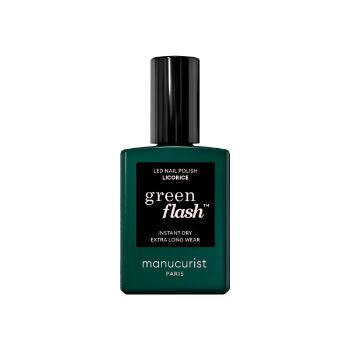 Manucurist Green Flash LED gel na nehty - Licorice 15 ml