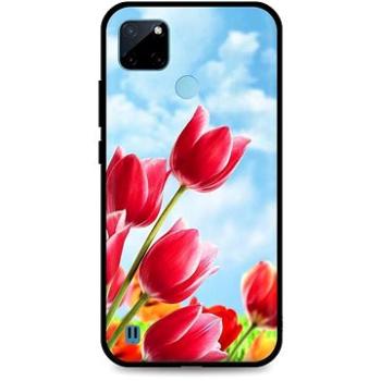 TopQ Kryt Realme C21Y silikon Tulips 69708 (Sun-69708)