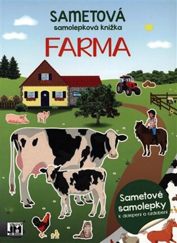 Sametová samolepková knížka - Farma