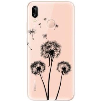 iSaprio Three Dandelions - black pro Huawei P20 Lite (danbl-TPU2-P20lite)