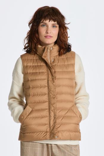 VESTA GANT LIGHT DOWN VEST WARM KHAKI