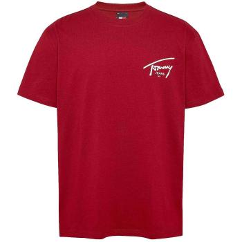 Tommy Jeans  Signature Logo Crew T-Shirt Regatta Red  Tričká a polokošele