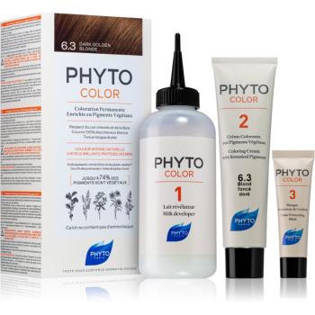 Phyto Color barva na vlasy bez amoniaku odstín 6.3 Dark Golden Blonde 112 ml