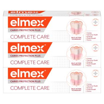 ELMEX Caries Protection Plus Complete Care zubná pasta 3 x 75 ml